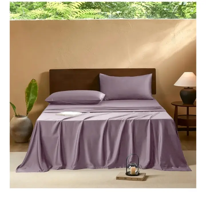 EVERLY | Purple Queen Size Bedsheet