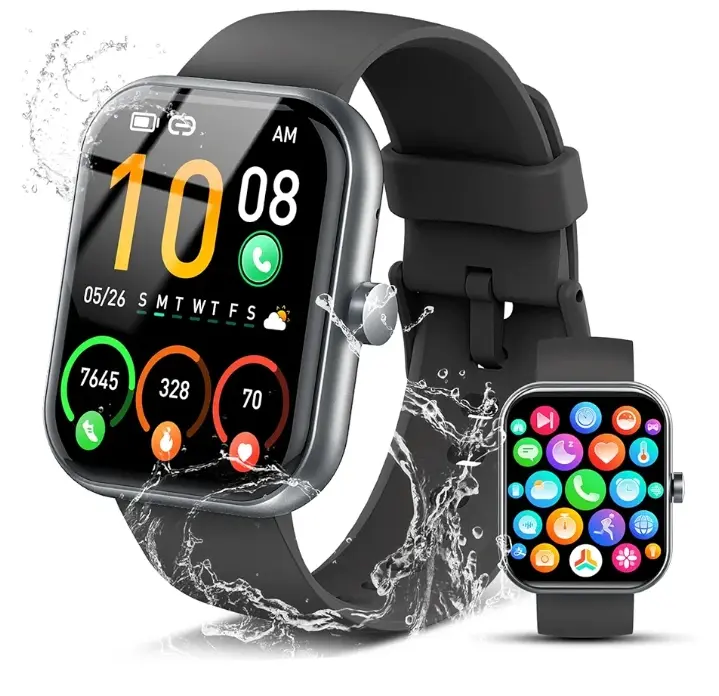 Coucur | 1.96" Fitness Tracker IP68 Waterproof Smart Watch 
