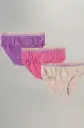 Jockey | Multicolored Cotton Panties with Ultrasoft Waistband | Pack of 3 