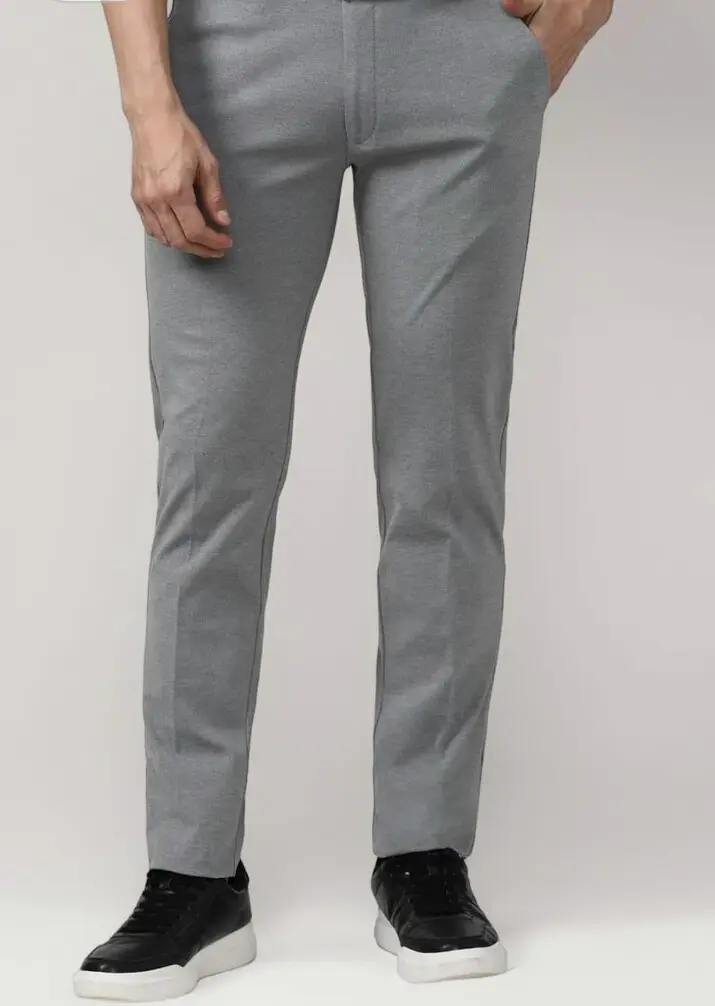 Peter England | Men's Slim Fit Mid Rise Trouser