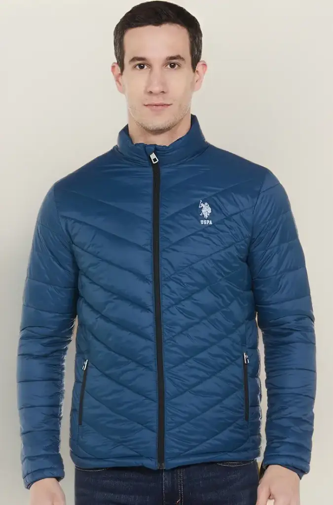 U.S. POLO ASSN. Men's Polyester Regular Puffer Jacket