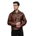 CHARMSHILP | Memphis Bomber  Leather Jacket