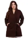 NOBARR | Women's Full Sleeve Brown Breez Noble Trench Coat        