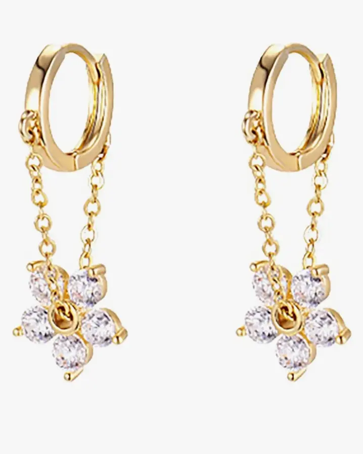 ARZONAI | Sterling Silver Flower Earrings