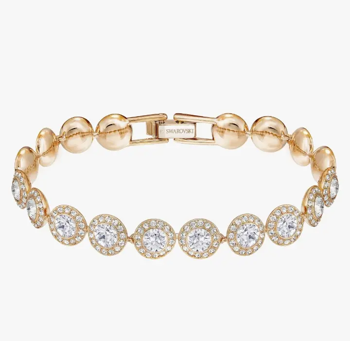 SWAROVSKI | Gold-Tone Crystal Tennis Bracelet