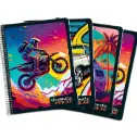 Classmate Pulse Spiral Notebook Pack of 4