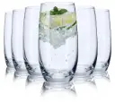 CUKLESS | Crystal Highball Water Glasses Set of 6