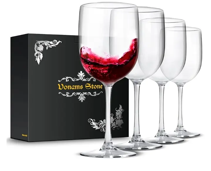 Vonams Stone | Unbreakable Wine Glasses