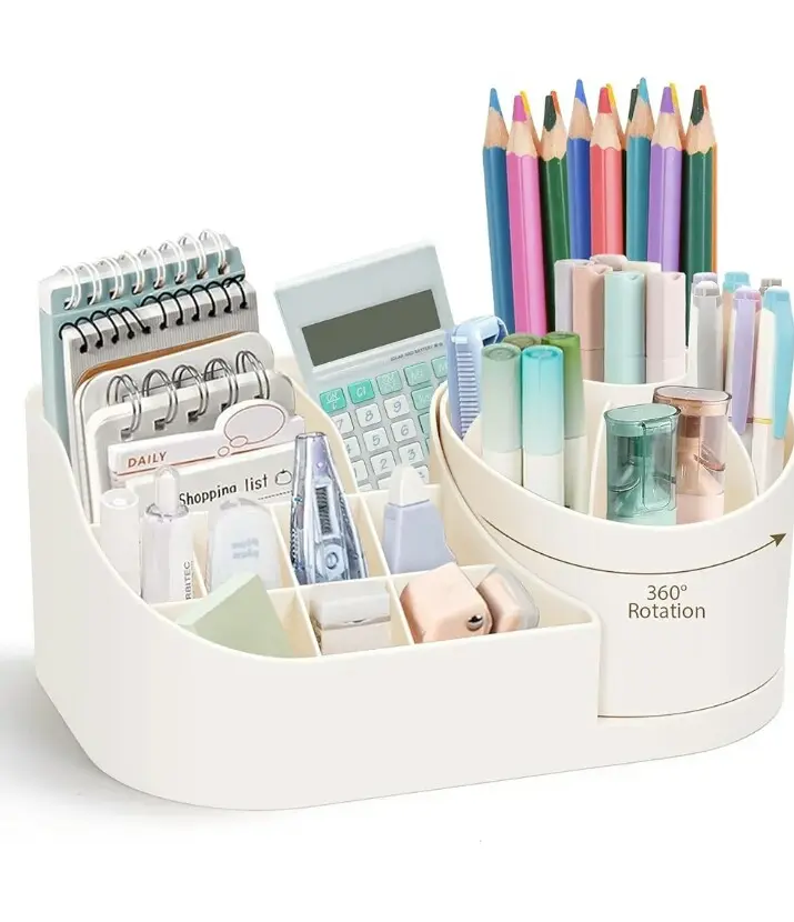 HOLLIO 360° Rotating Desk Organizer