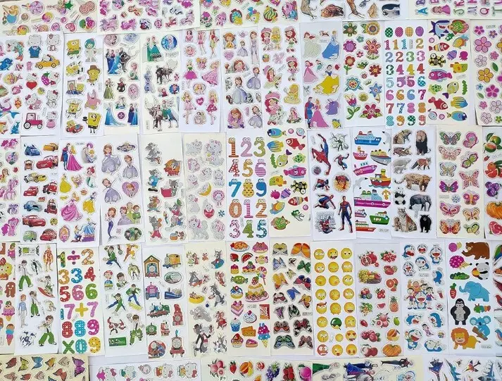 Eclet | Cartoon Puffy 3D PVC Stickers