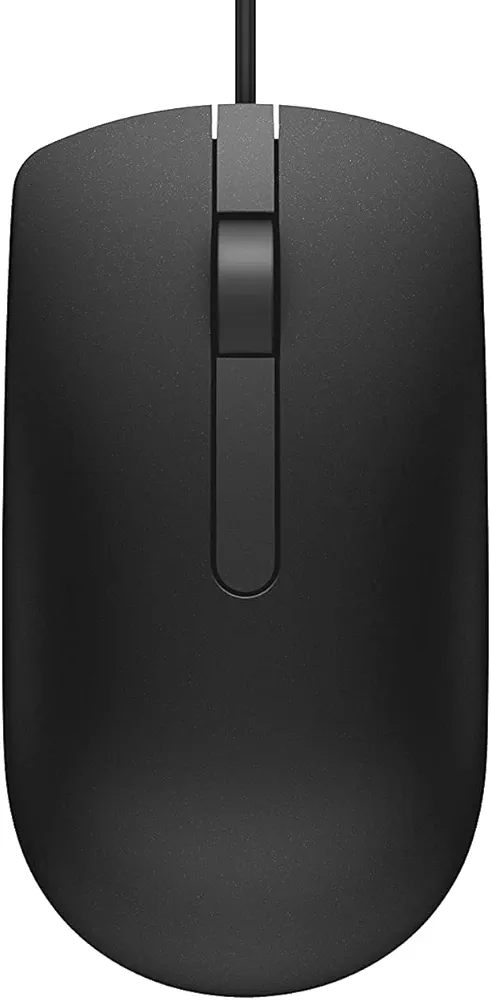 Dell MS116 | Wired Optical Mouse with 1000DPI LED Tracking and Scrolling Wheel