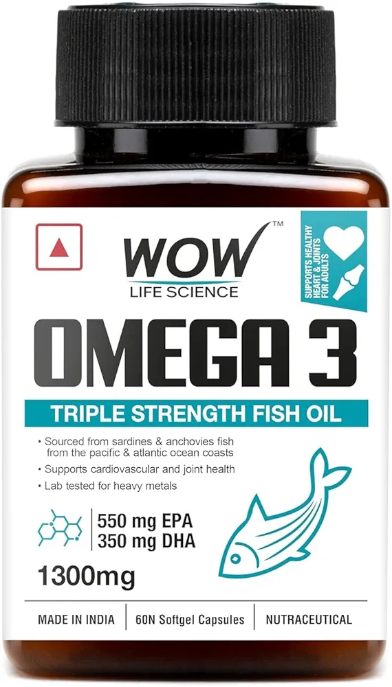 WOW Life | Science Omega-3 Fish Oil 1300mg Triple Strength