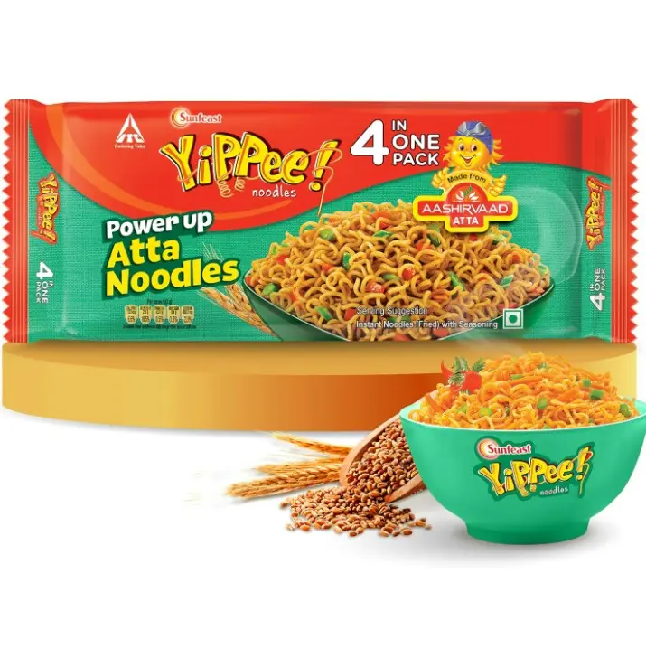 Sunfeast Yippee | Power-Up-Long Non-Sticky Instant Noodles