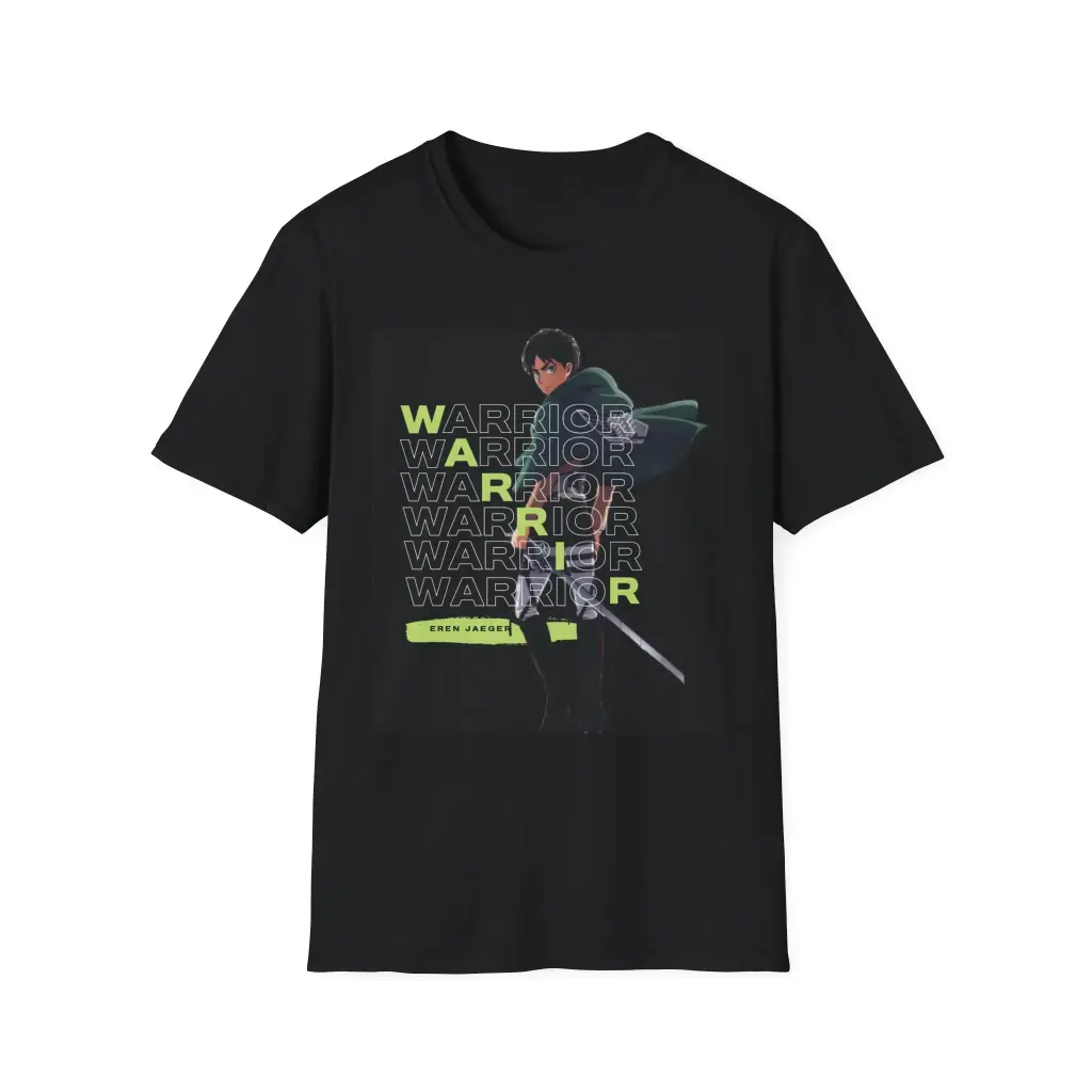 Eren Yeager Black | Anime T-shirt