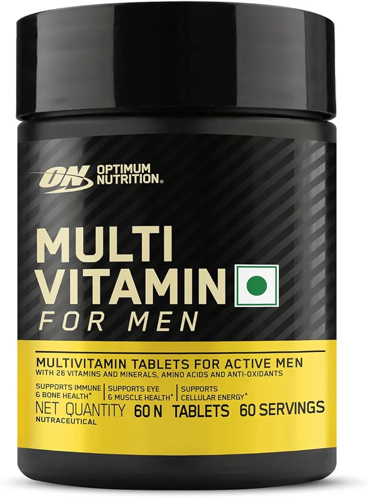 Optimum Nutrition Multivitamin | 60 Tablets with 26 Essential Nutrition