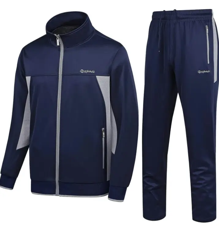 PAMPITU | Men's Casual Athelatic Running Jacket and Pants 2-Piece Outfit