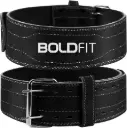 BoldFit | Leather Gym Belt for Powerlifting & Deadlift Back Support