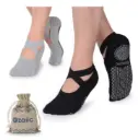 Ozaiic | Yoga Socks for Women Non-Slip Grips & Straps