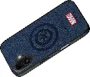 Captain America Blue Leather Case For iPhone 16