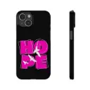 iPhone 15 | Black with Pink HOPE Printed Phone Case