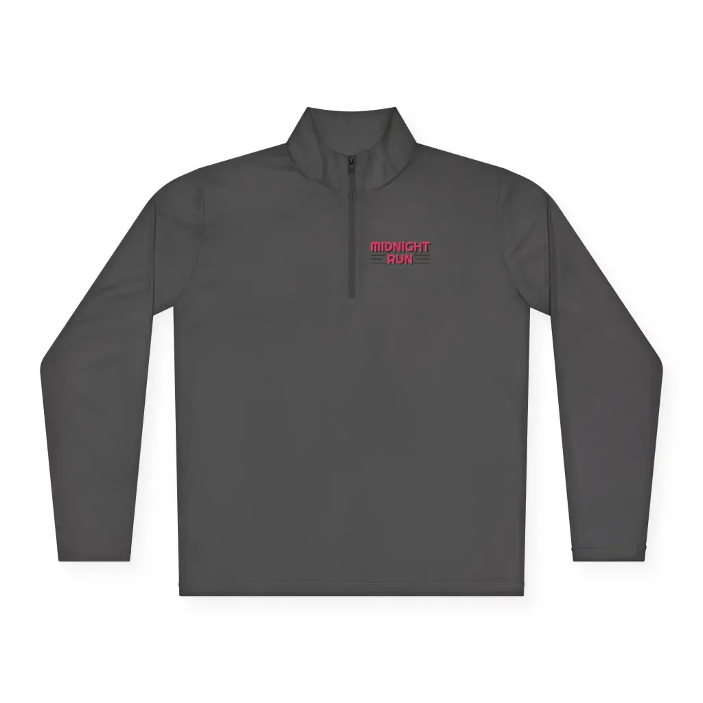 Iron Grey | Unisex quarter zip Pull over