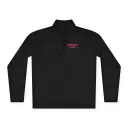 Black | unisex quarter zip pull over
