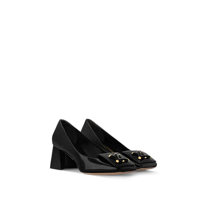 LOUIS VUITTON | Black Luxe Shake Pumps