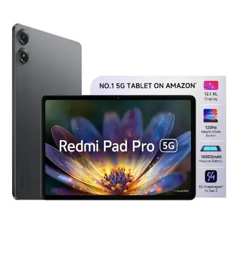 Redmi Pad Pro 5G Tablet | 12.1 inches | Snapdragon 7s Gen 2 | 30.7cm Screen Size
