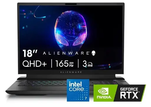 Alienware M18 | 18-inch QHD+ Gaming Laptop | Intel Core i7-14700HX | 16GB FDR5 RAM 1TB SSD | 165Hz 3ms Display