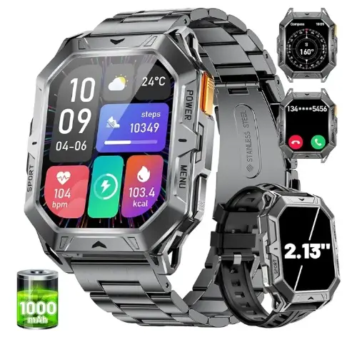 LIGE | Smart watch |100+Day Standby Time | 1000mAh