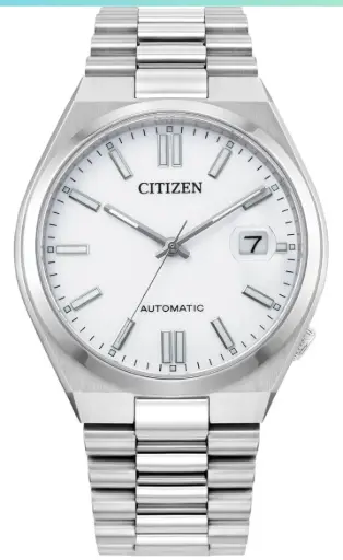 Citizen | Stainless Steel Men's Automatic  Analog Watch | White