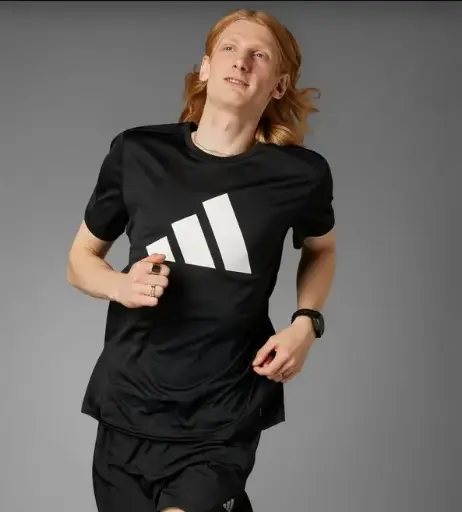 Adidas | Casual Run IT Black T-Shirt