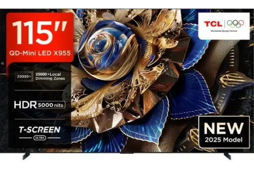 TCL | 115-inch | Ultra HD 4K Mini LED Smart Google TV | 291 cm