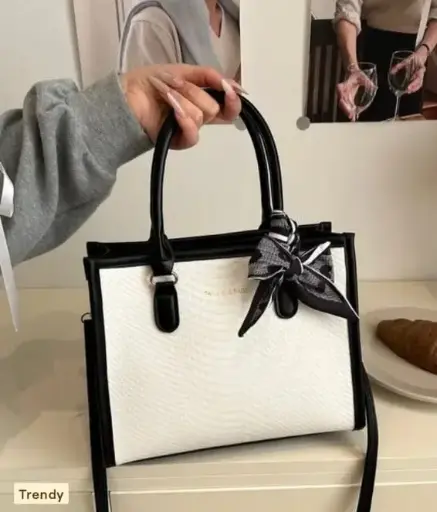 JEVY | Bow Accent Handbag