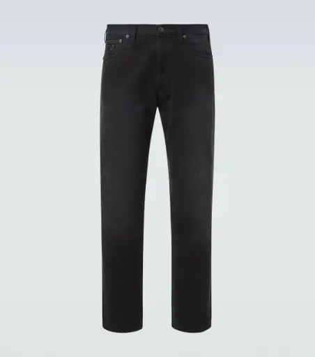 PRADA | Black Charcoal Straight Fit Jeans
