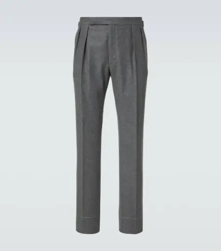 RALPH LAUREN | Wool Flannel Straight Pants