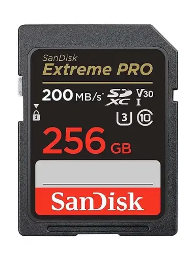 SanDisk | Extreme Pro SD UHS I 256GB  Memory Card