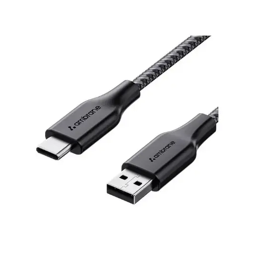 Ambrane | 3A Fast USB A to Type C Charging Cable | 1.5 m