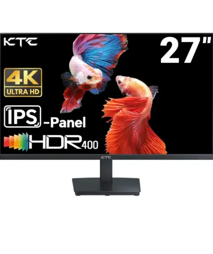 KTC | 27-inch 4K UHD IPS Panel HDR400 Computer Monitor | 3840 × 2160 Resolution | 60Hz Refresh Rate