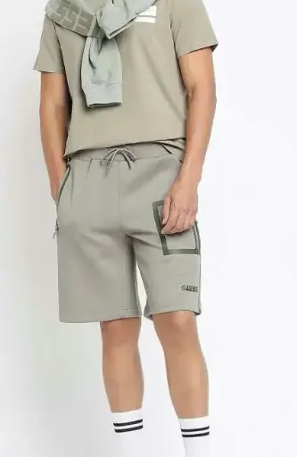GUESS | Falkor Men's Solid Knee Length Shorts