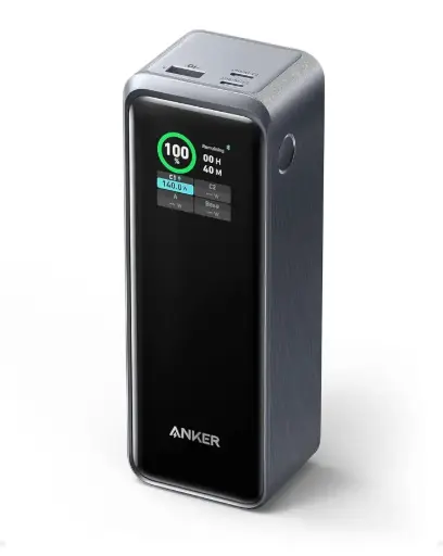 Anker | Prime Power Bank | 27,650mAh 3-Port 250W Portable Charger | 99.54Wh |