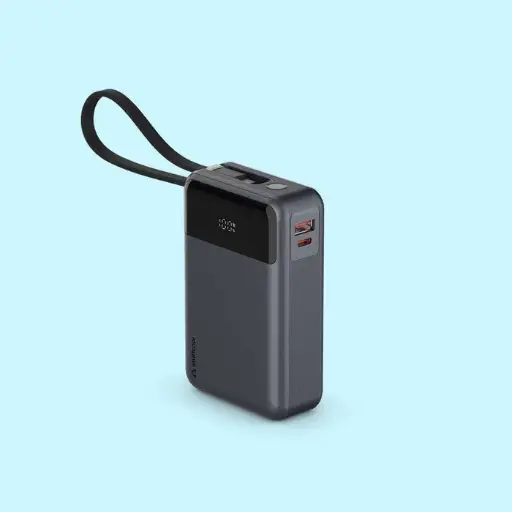 Giga PowerPro | 65W 20000mAh | Portable Power Bank with Built-in Type-C Cable