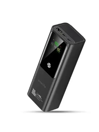 Onelife Power 17 | 20000mAh 100W | Power Bank for Laptop and Mobile | Black