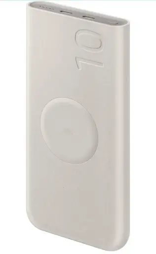 Samsung Galaxy | 10000mAh Power Bank | Wireless Battery Pack | Gray