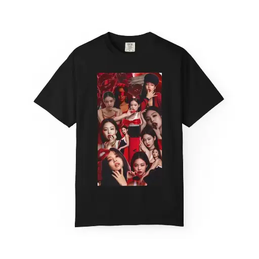 Jennie Red Collage T-shirt