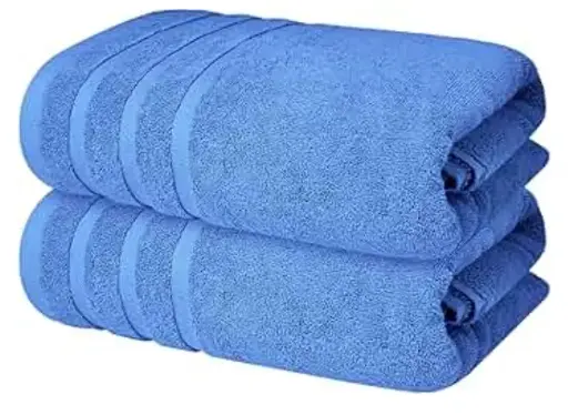 Eloquent Blue Bath Towel Set by Infinity Exclusive - 2 Pack 27×54 inches Towel