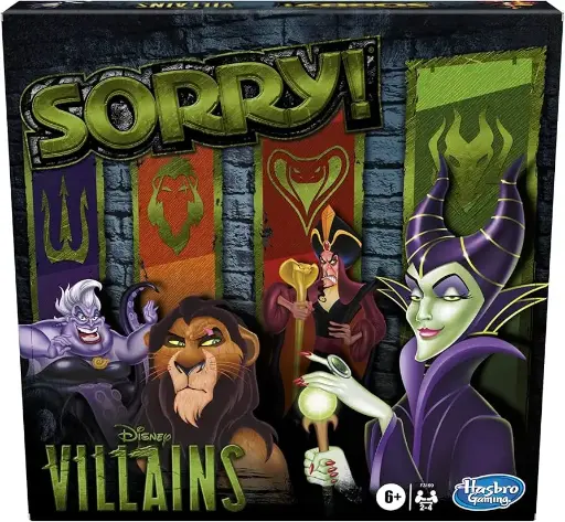 HASBRO Gaming | SORRY ! Board Game Disney Villain Edition