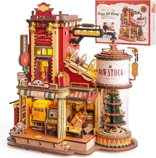 Diamond Gift | 3D Wooden Puzzle Factory Miniature
