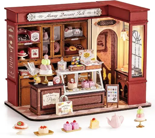 DIY Miniature Cake Shop Model | Honey Desert Talk