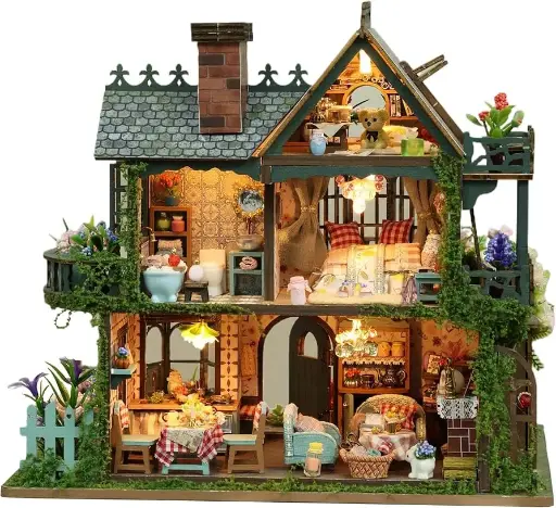 DIY MINIATURE Doll House Kit